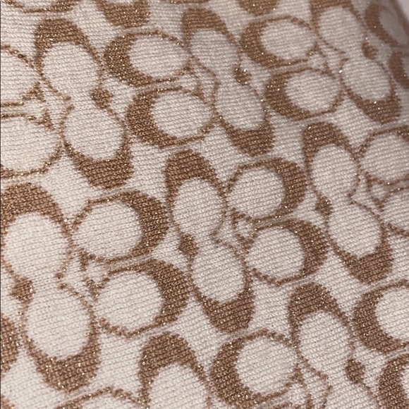 Coach Scarf and Brown Gloves - Picture 3 of 6